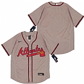 Braves Blank Gray 2020 Nike Cool Base Jersey,baseball caps,new era cap wholesale,wholesale hats